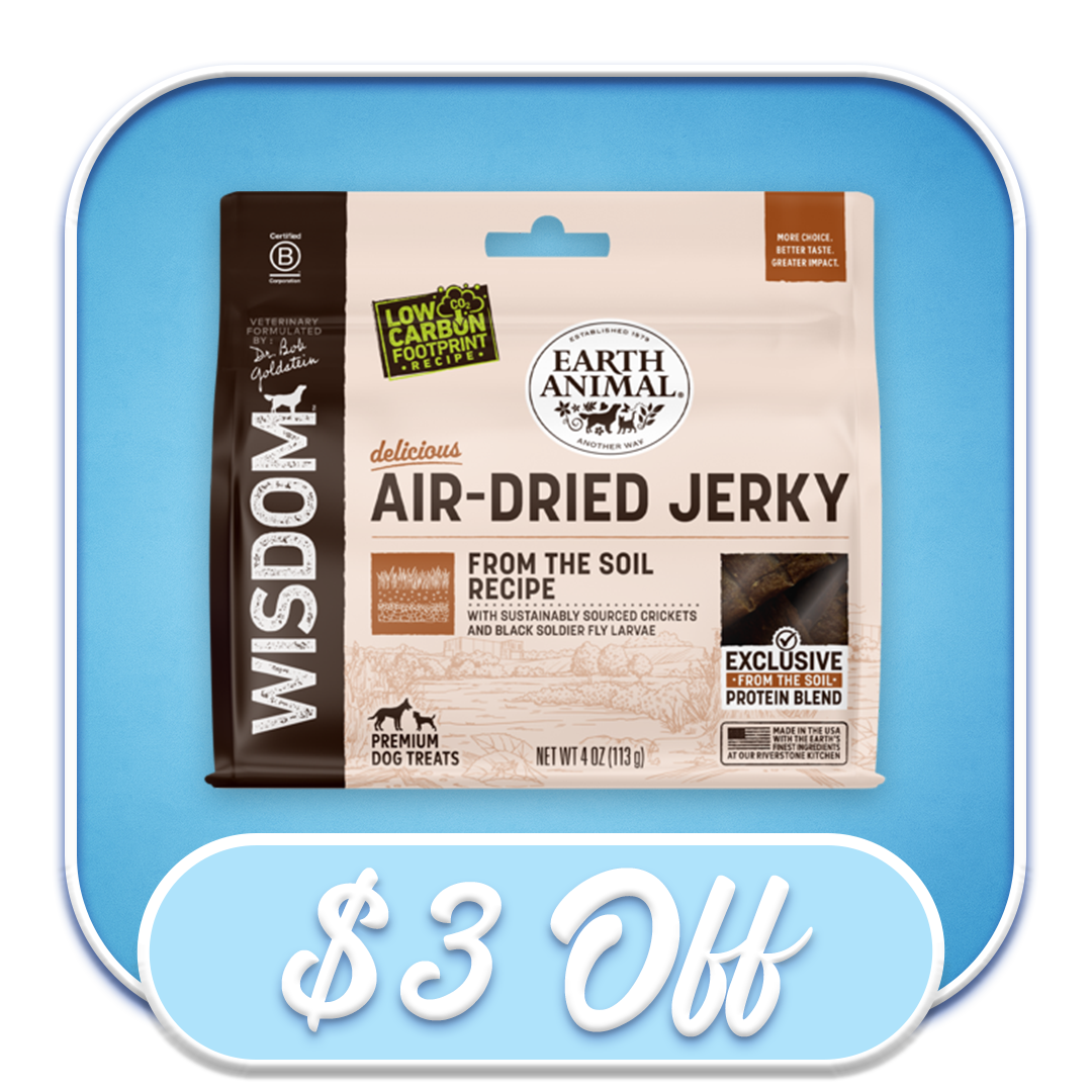 #51813 Earth Animal - Wisdom Air-Dried From the Soil Jerky