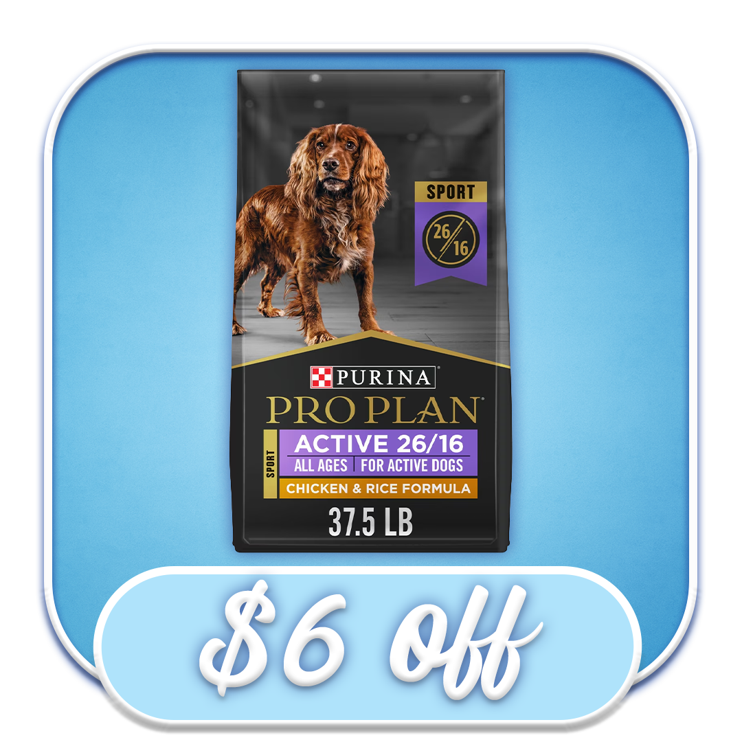 #43788 Purina Pro Plan - Sport Performance 26/16 Chicken & Rice Dry Dog Diet 37.5lb