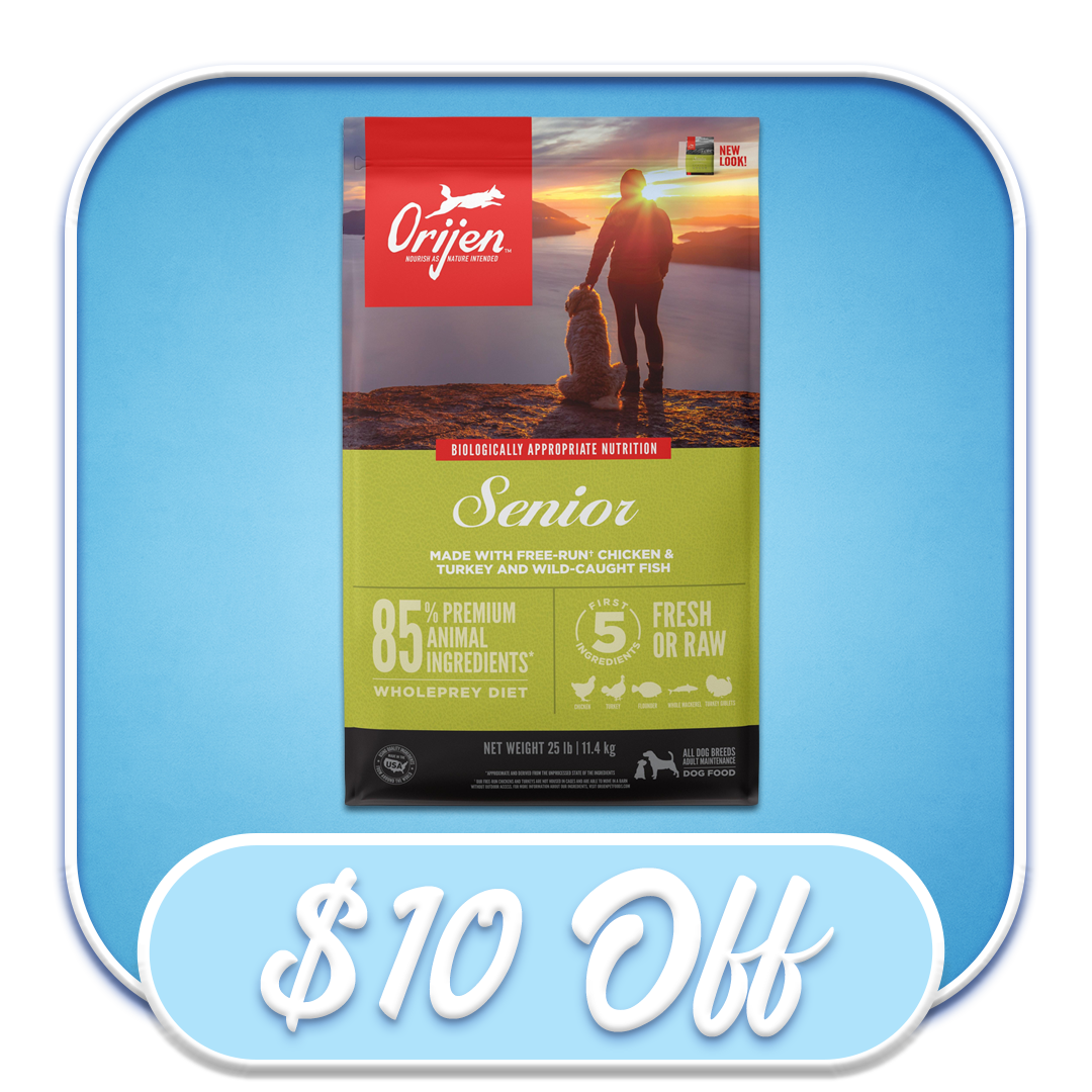 #34798 Orijen - Senior Recipe 23.5lb Dry Dog Diet