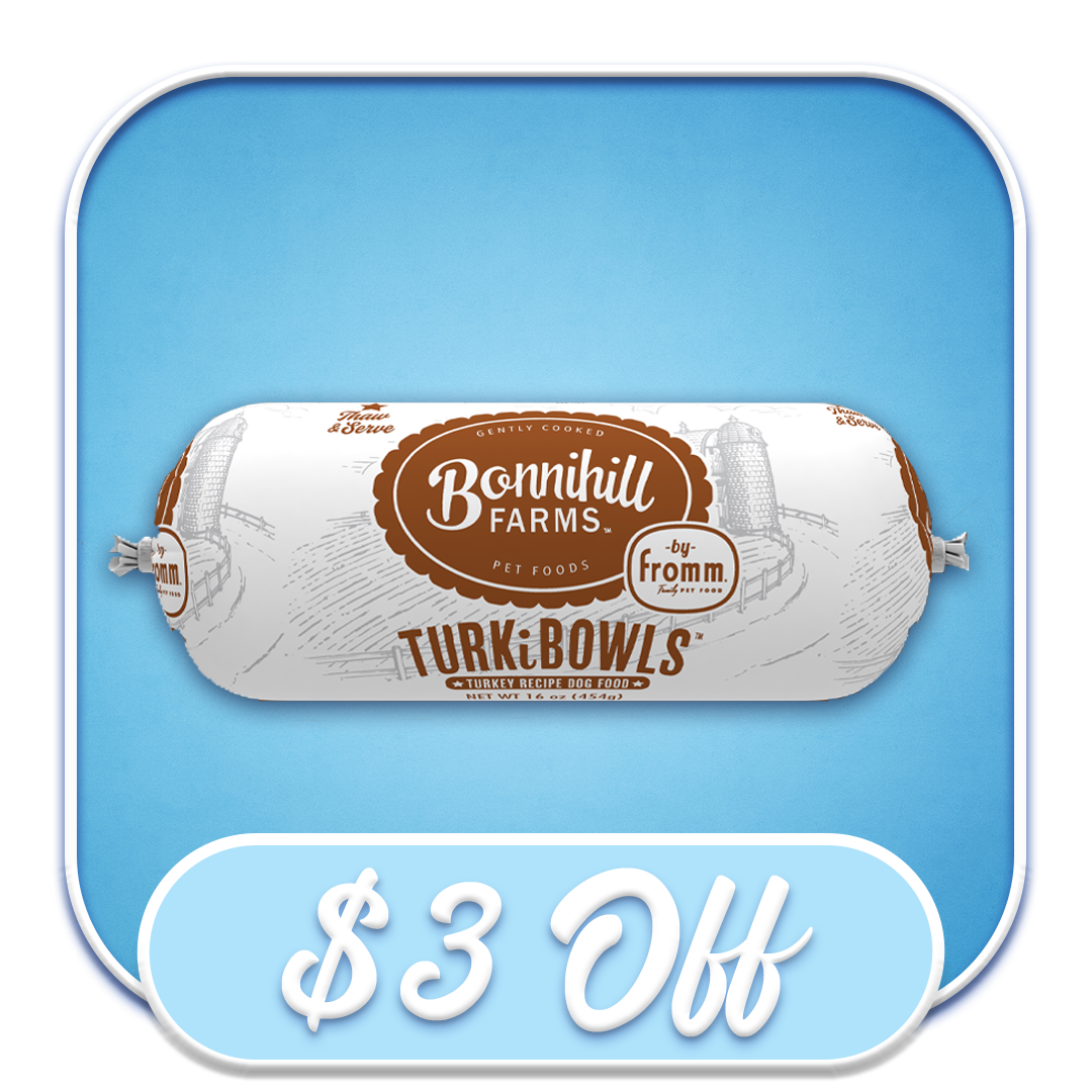 #51178 Fromm - Bonnihill Farms TurkiBowls Frozen Chub