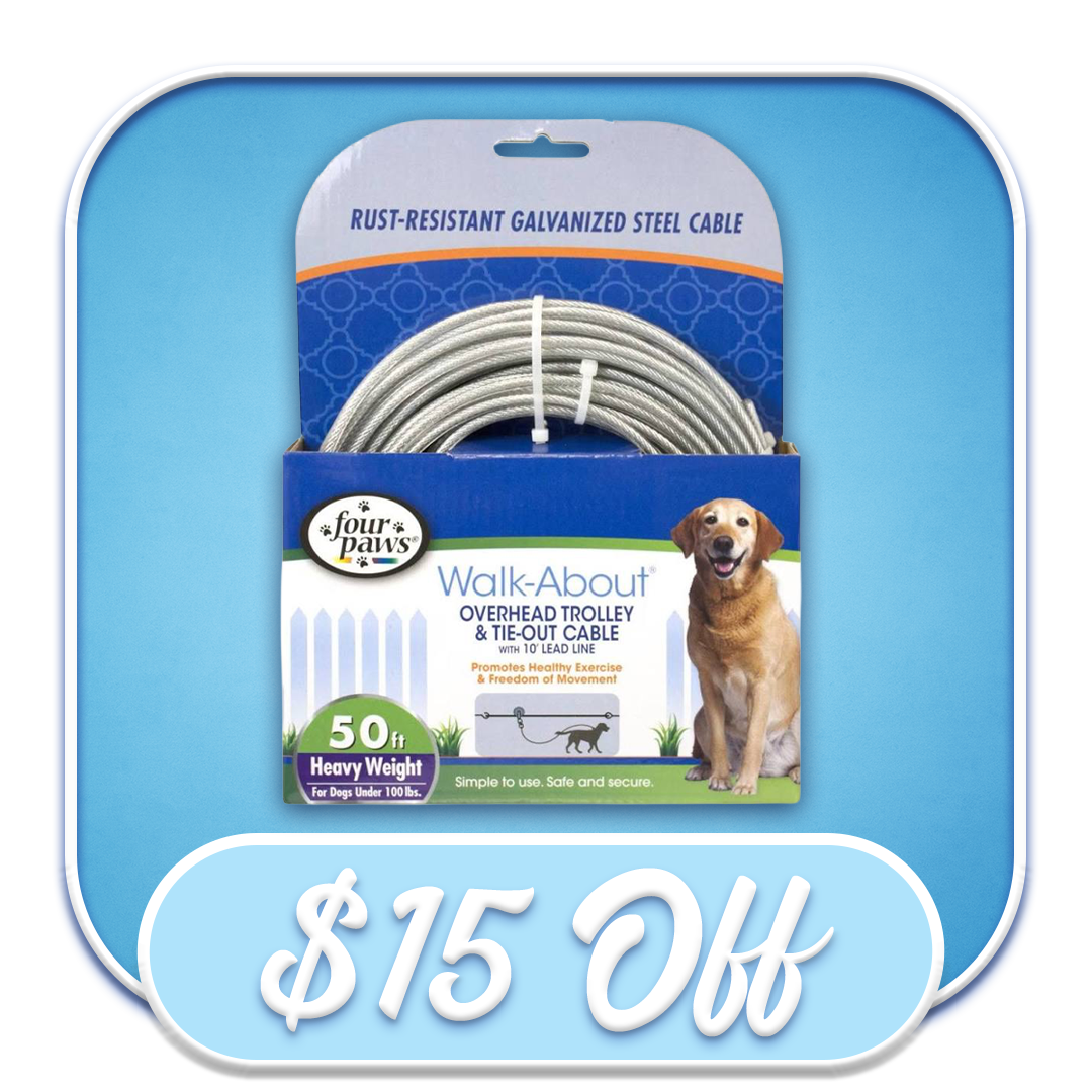 #51649 Four Paws - Heavy Weight 50ft Trolly 
