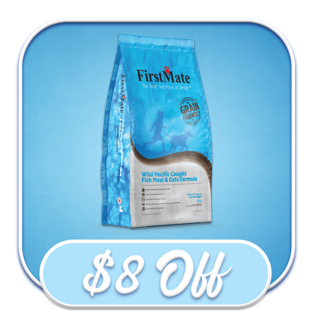 #46079 FirstMate - Wild Pacific Caught Fish Meal & Oats 25lb Dry Dog Diet