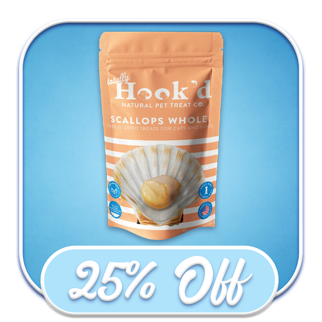 #51920 Totally Hook'd - Whole Freeze-Dried Scallops 1oz