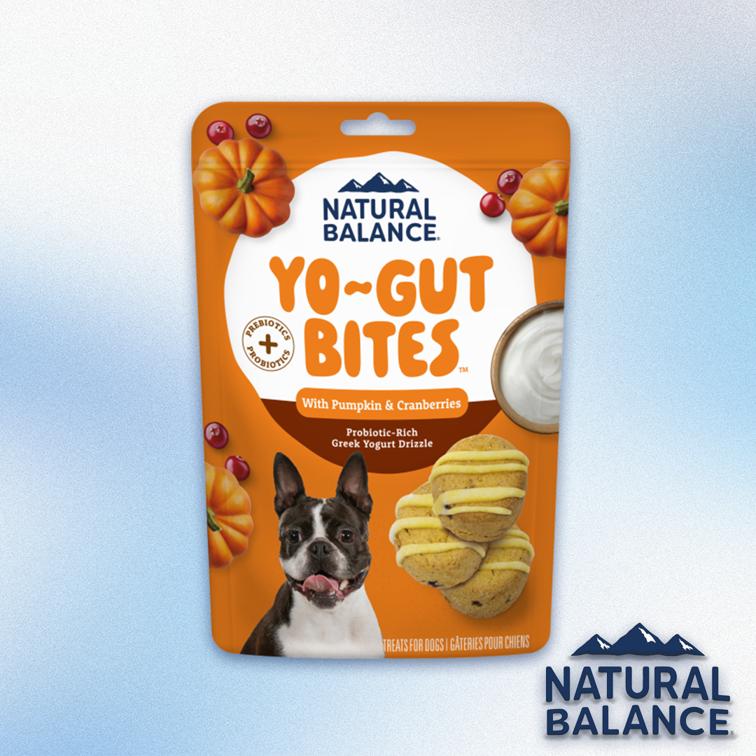 Natural Balance - Yo-Gut Bites Pumpkin & Cranberries (4.5oz & 10oz)