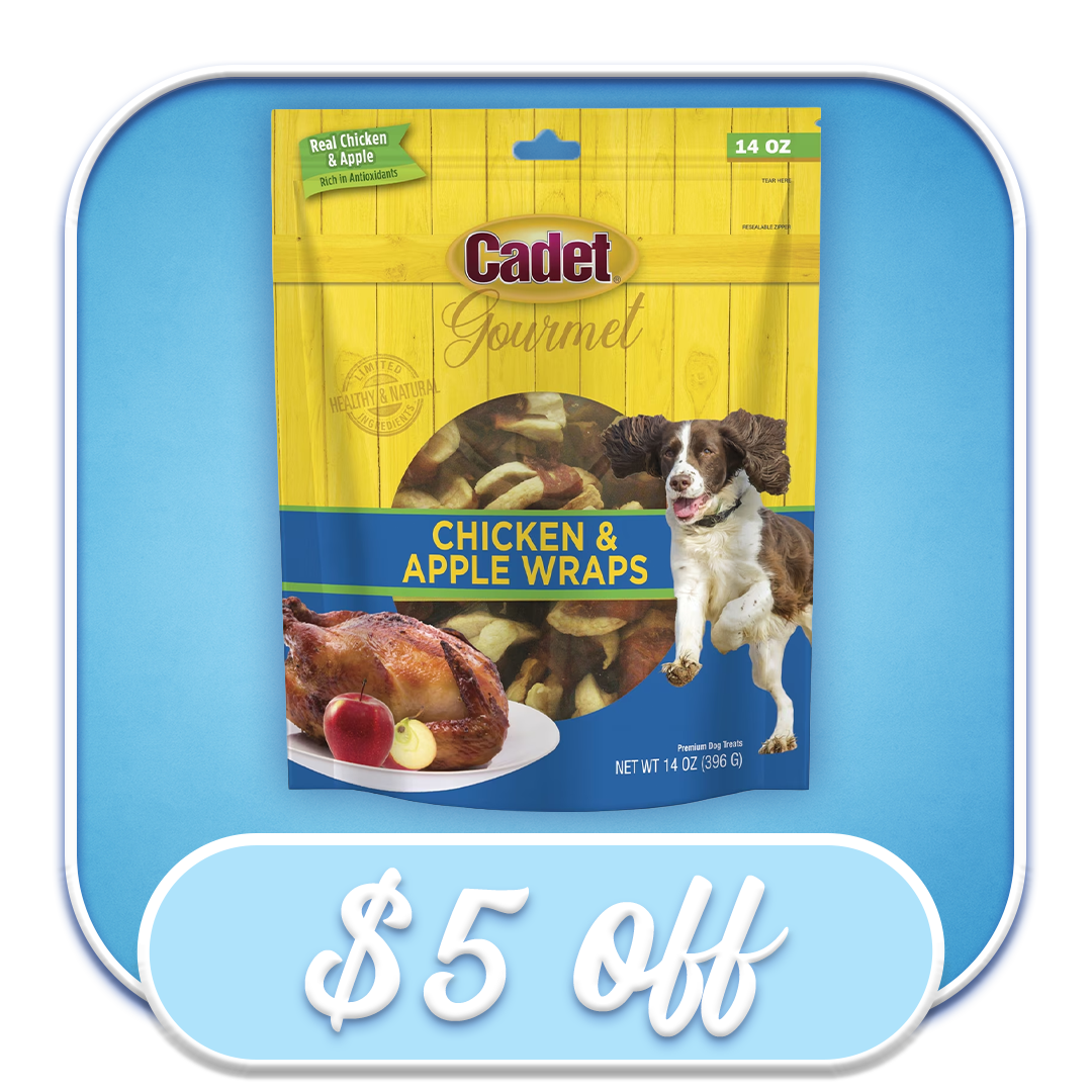 #43622 Cadet - Chicken & Apple Wraps 14oz