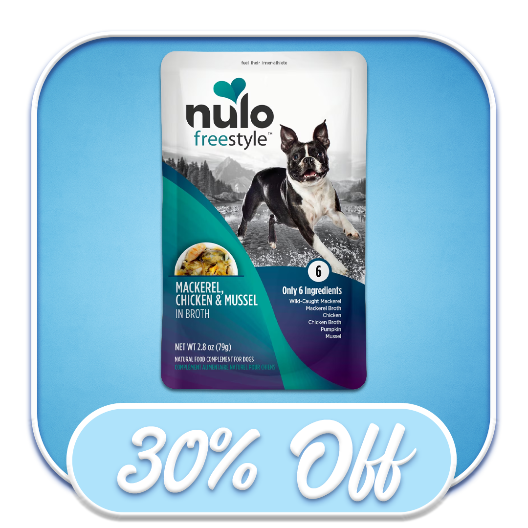 #39901 Nulo - Mackerel, Chicken & Mussels in Broth 2.8oz Wet Dog Diet