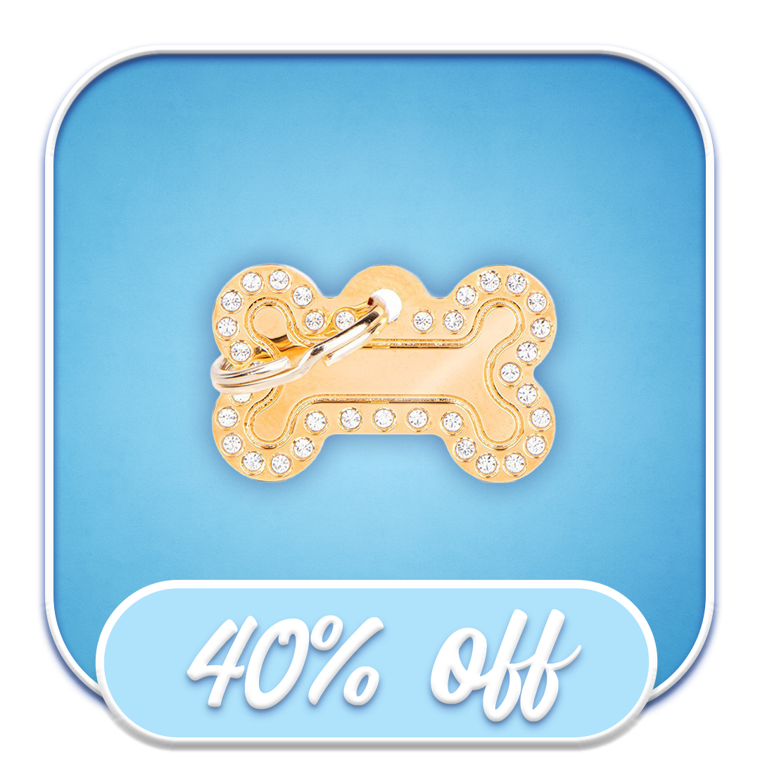 #46340 MyFamily - GLAM Small Bone Gold