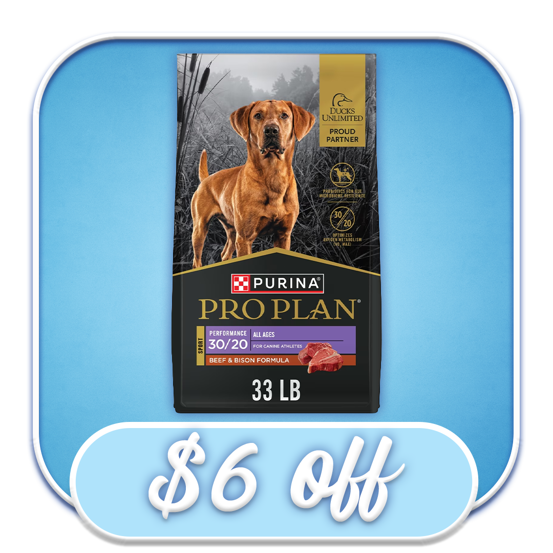 #43886 Purina Pro Plan - Sport Performance 30/20 Beef & Bison Dry Dog Diet 33lb