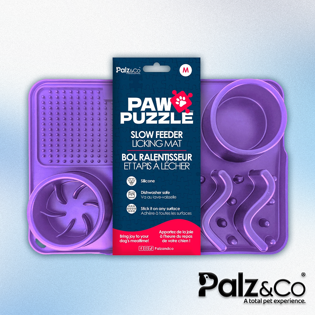 Palz&Co - Paw Puzzle Slow Feeder Lick Mat Medium