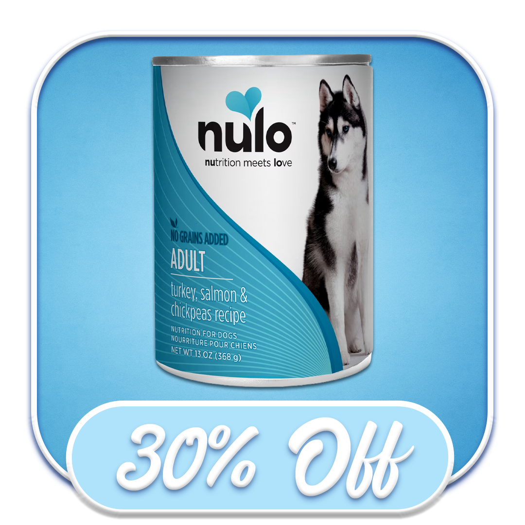 #37831 Nulo - Adult Grain-Free Turkey, Salmon & Chickpeas Recipe 13oz Wet Dog Diet