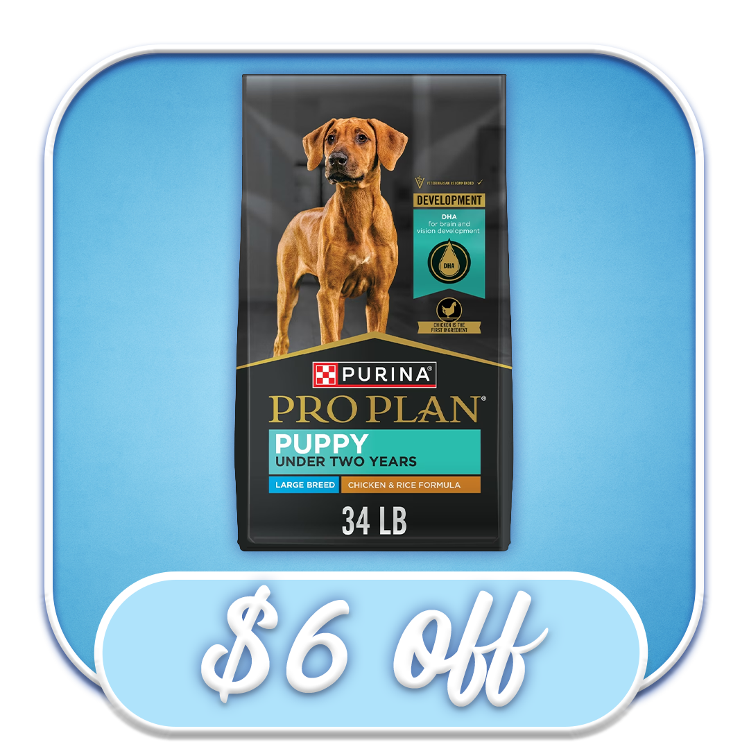 #42811 Purina Pro Plan - Large Breed Puppy Chicken & Rice Dry Dog Diet 34lb