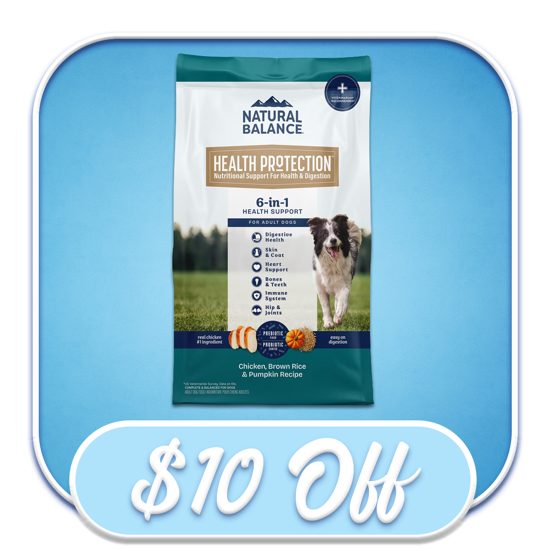 #52300 Natural Balance - Health Performance Chicken & Brown Rice 24lb Dry Dog Diet
