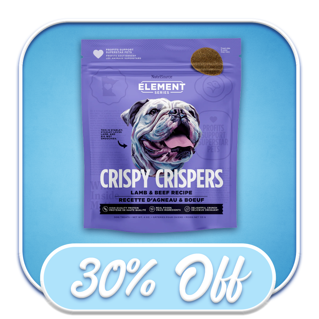 #49955 NutriSource - Crispy Crispers Lamb & Beef 4oz Treat