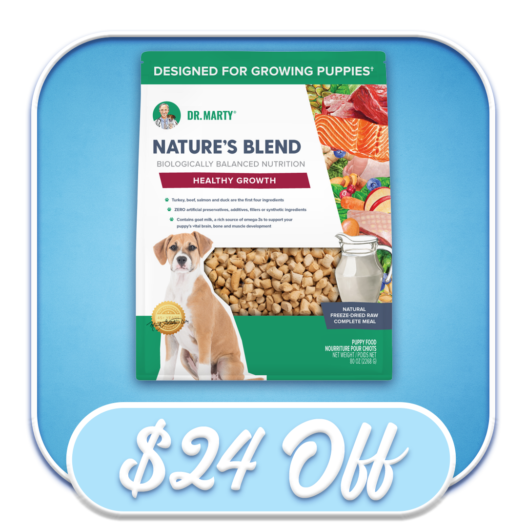 #51148 Dr. Marty Healthy Growth 80oz Freeze-Dried Dog Diet