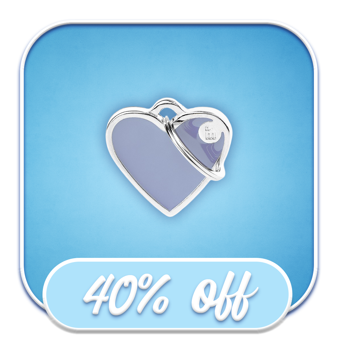 #46271 MyFamily - Handmade Small Heart Lilac