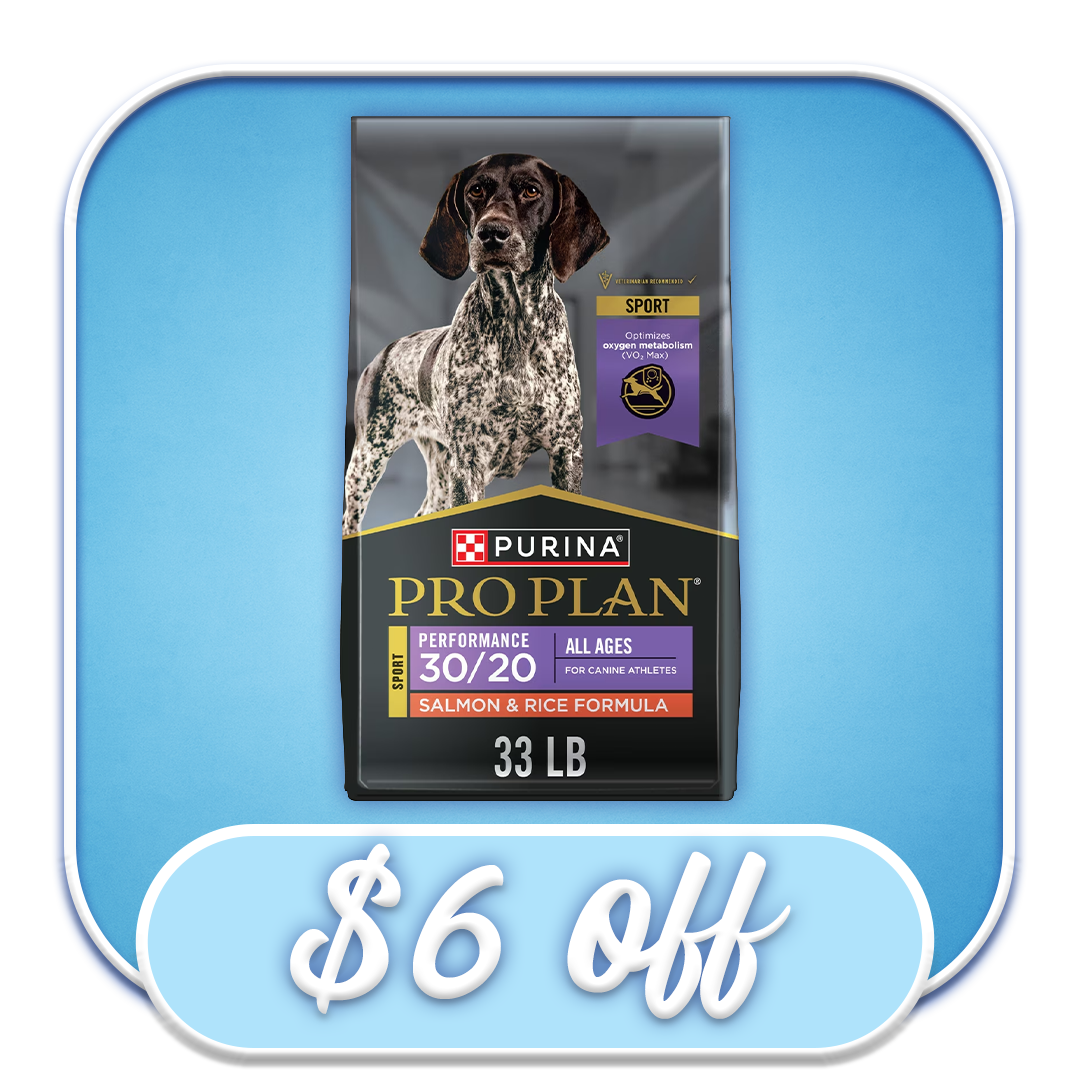 #43884 Purina Pro Plan - Sport Performance 30/20 Salmon & Rice Dry Dog Diet 33lb
