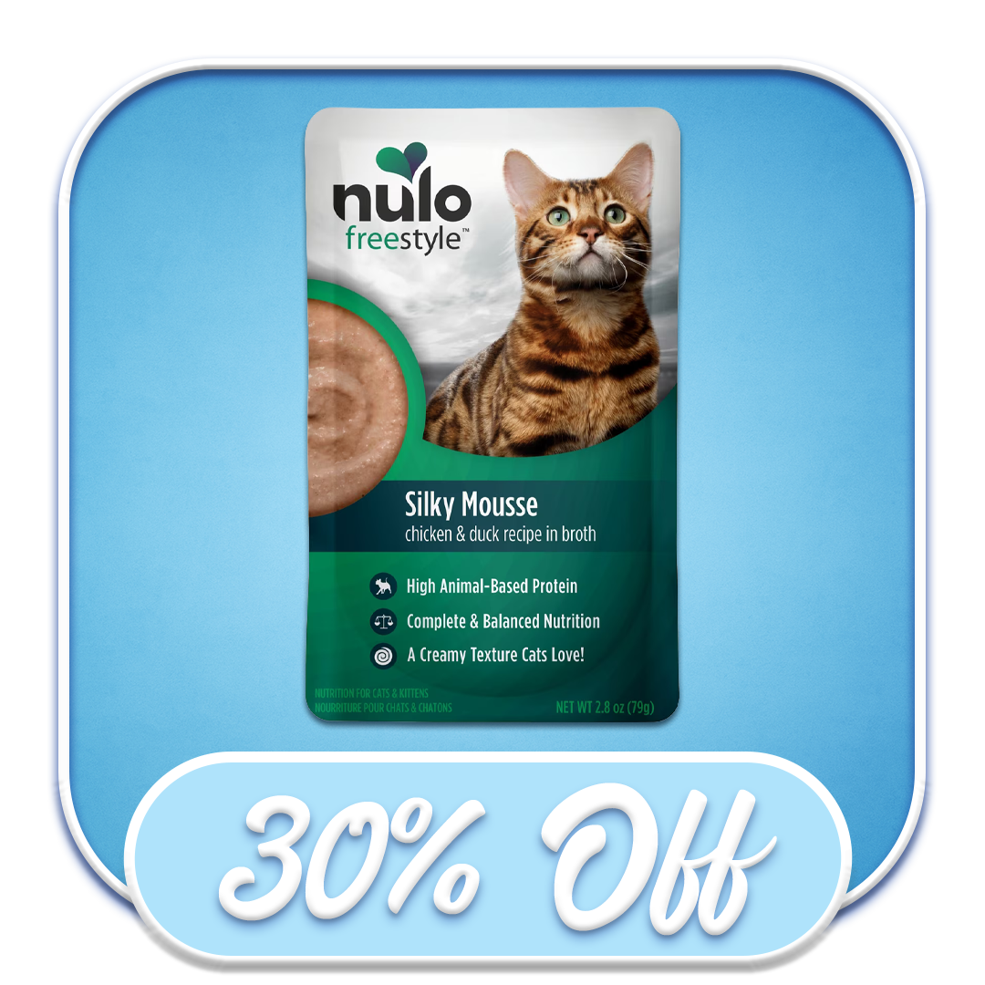 #43601 Nulo - Freestyle Silky Mousse Chicken & Duck Recipe in Broth 2.8oz Wet Cat Diet