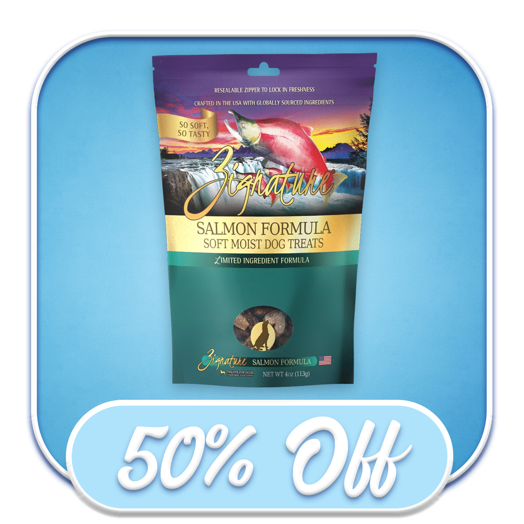 #46593 Zignature - Salmon Soft Moist Dog Treats