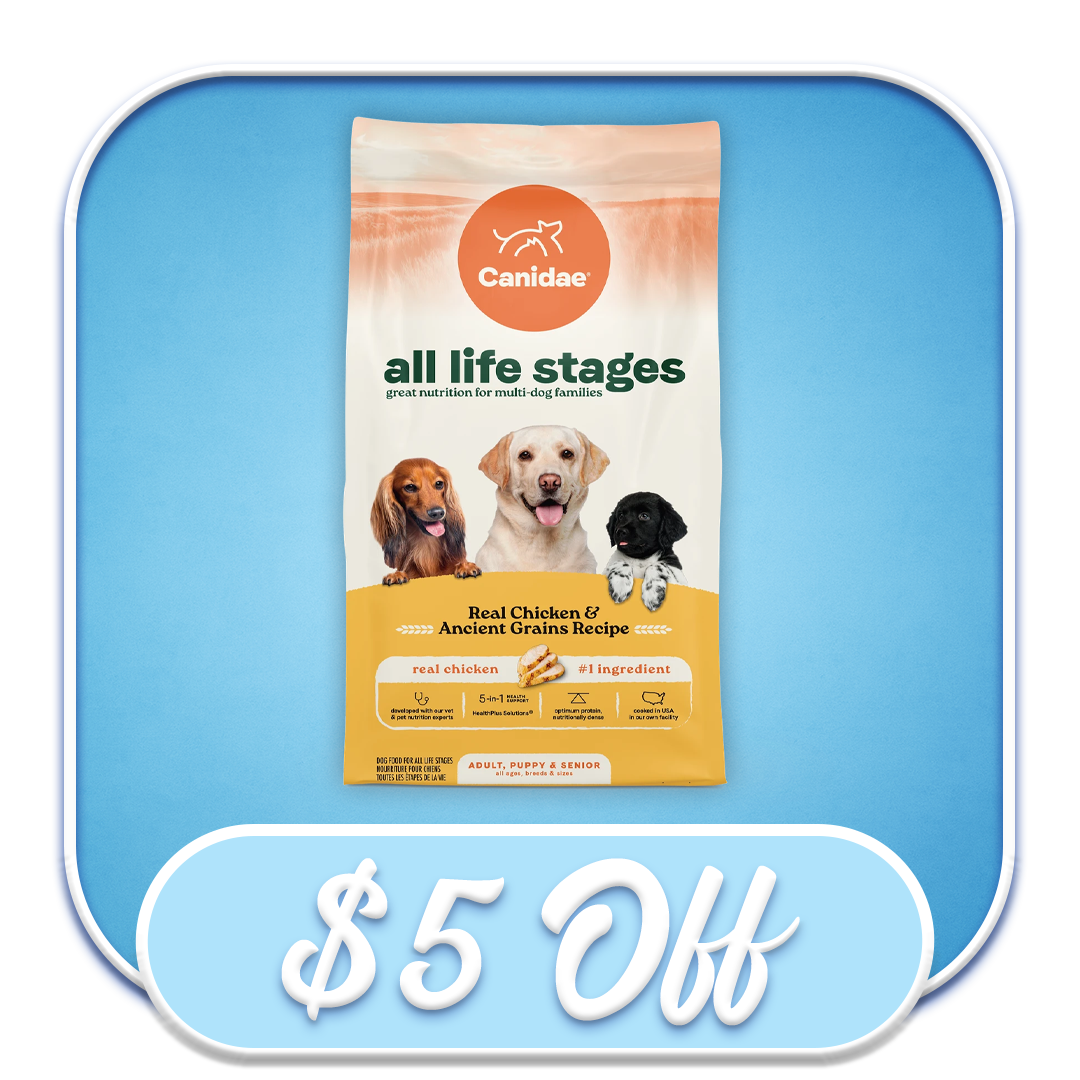 #51144 - Canidae All Life Stages Real Chicken & Ancient Grains 5lb Dry Dog Diet