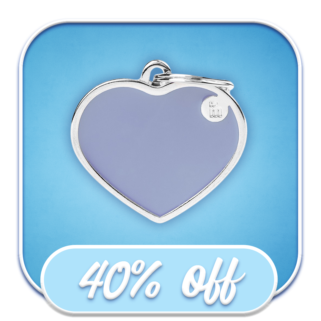 #46267 MyFamily - Handmade Large Heart Lilac
