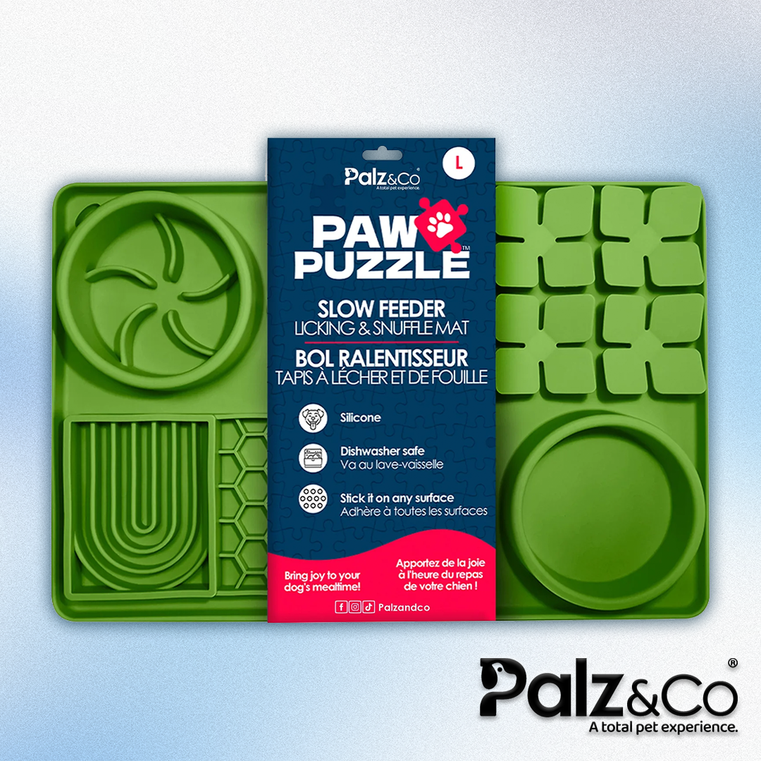 Palz&Co - Paw Puzzle Slow Feeder Licking and Snuffle Mat Large