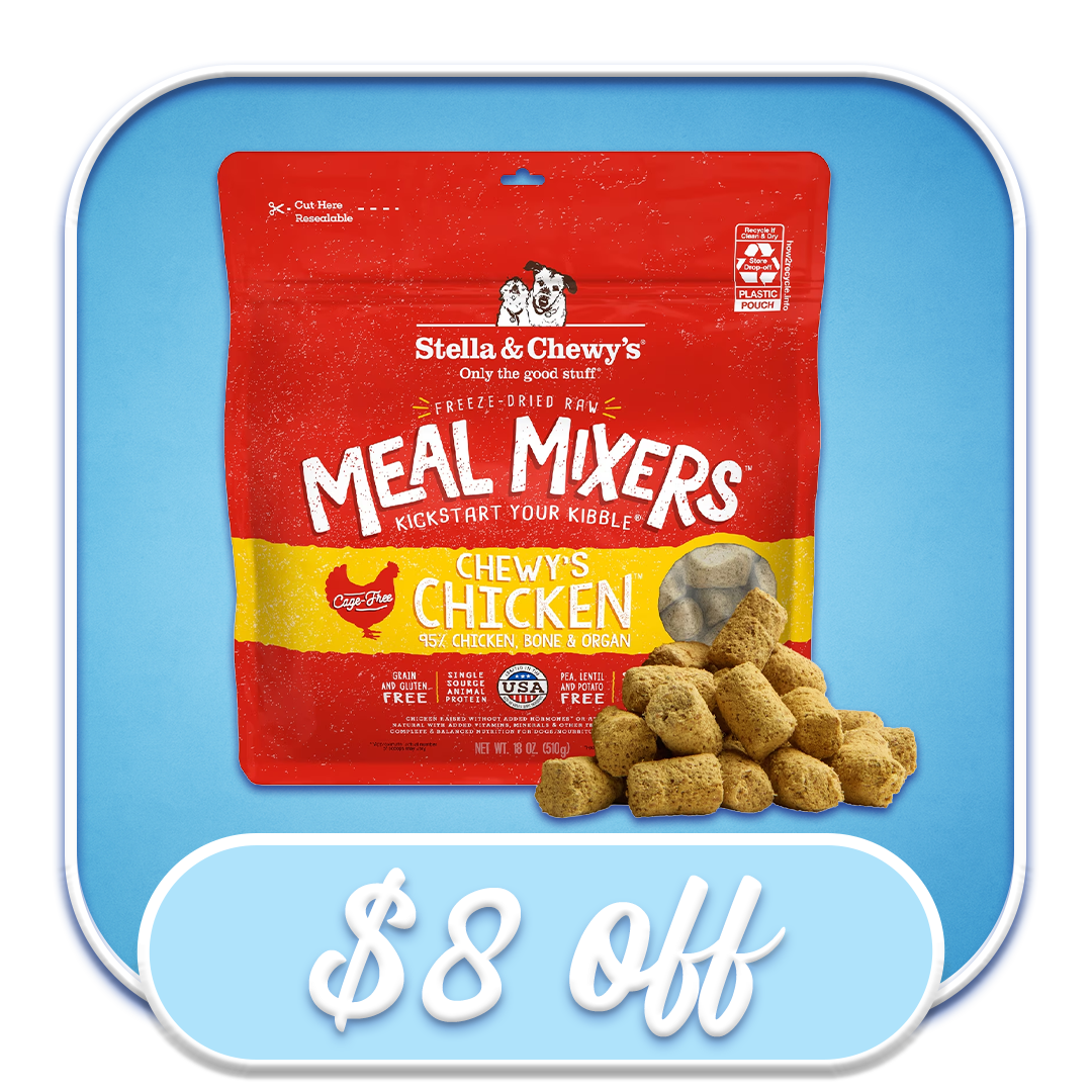 #34381 Freeze Dried Raw Meal Mixers Chewy's Chicken Recipe (18oz)
