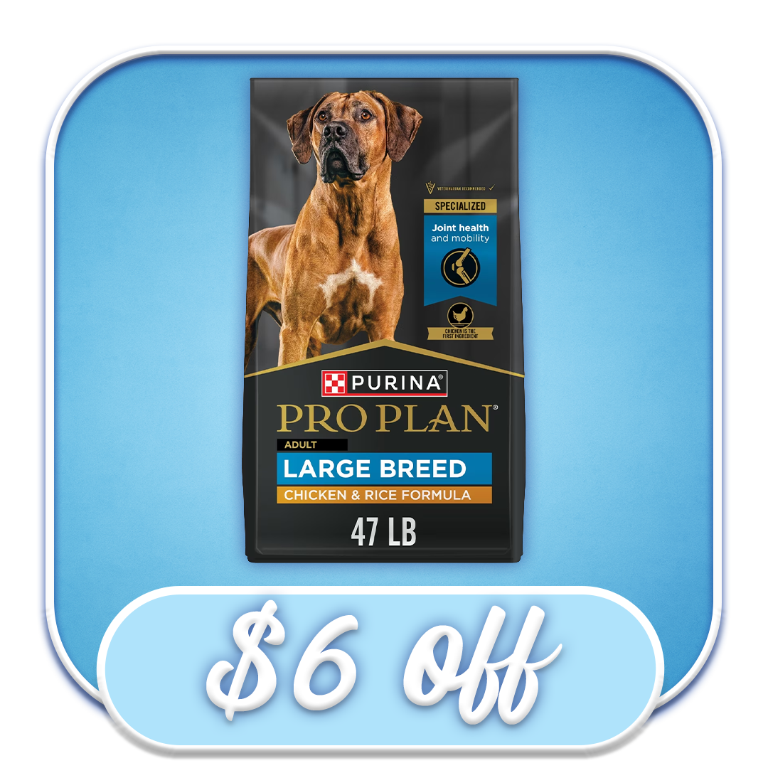 #43880 Purina Pro Plan - Large Breed Chicken & Rice Dry Dog Diet 47lb