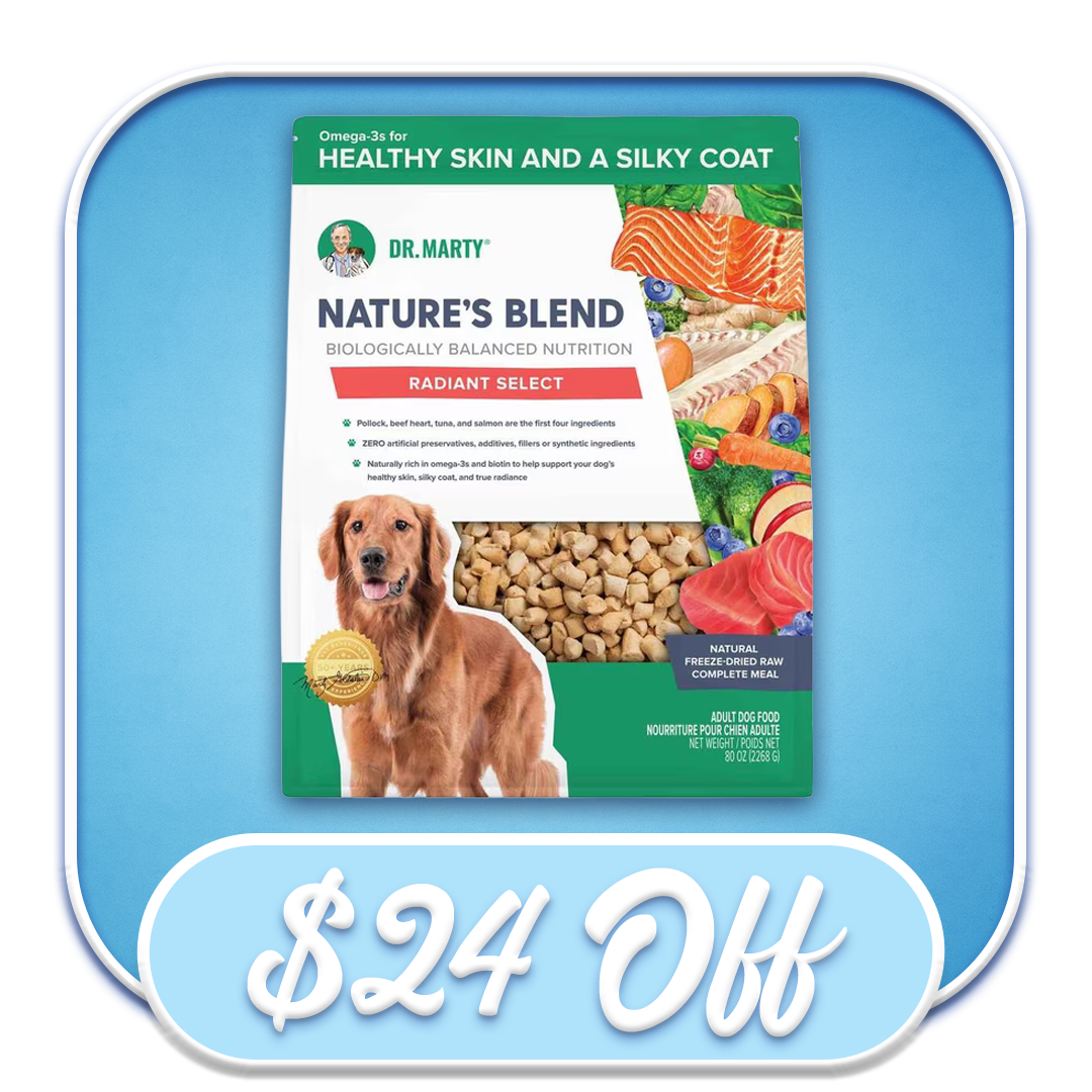 #51147 Dr. Marty Radiant Select 80oz Freeze-Dried Dog Diet