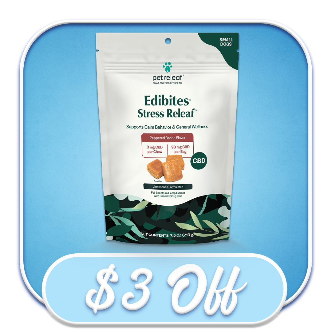 #48127 Pet Releaf - Small Breed Bacon 7.5oz CBD Treats