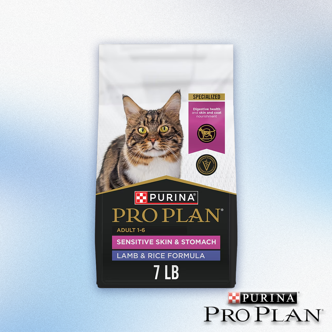 Purina Pro Plan - Sensitive Skin & Stomach Lamb & Rice Dry Cat Diet (7lb)