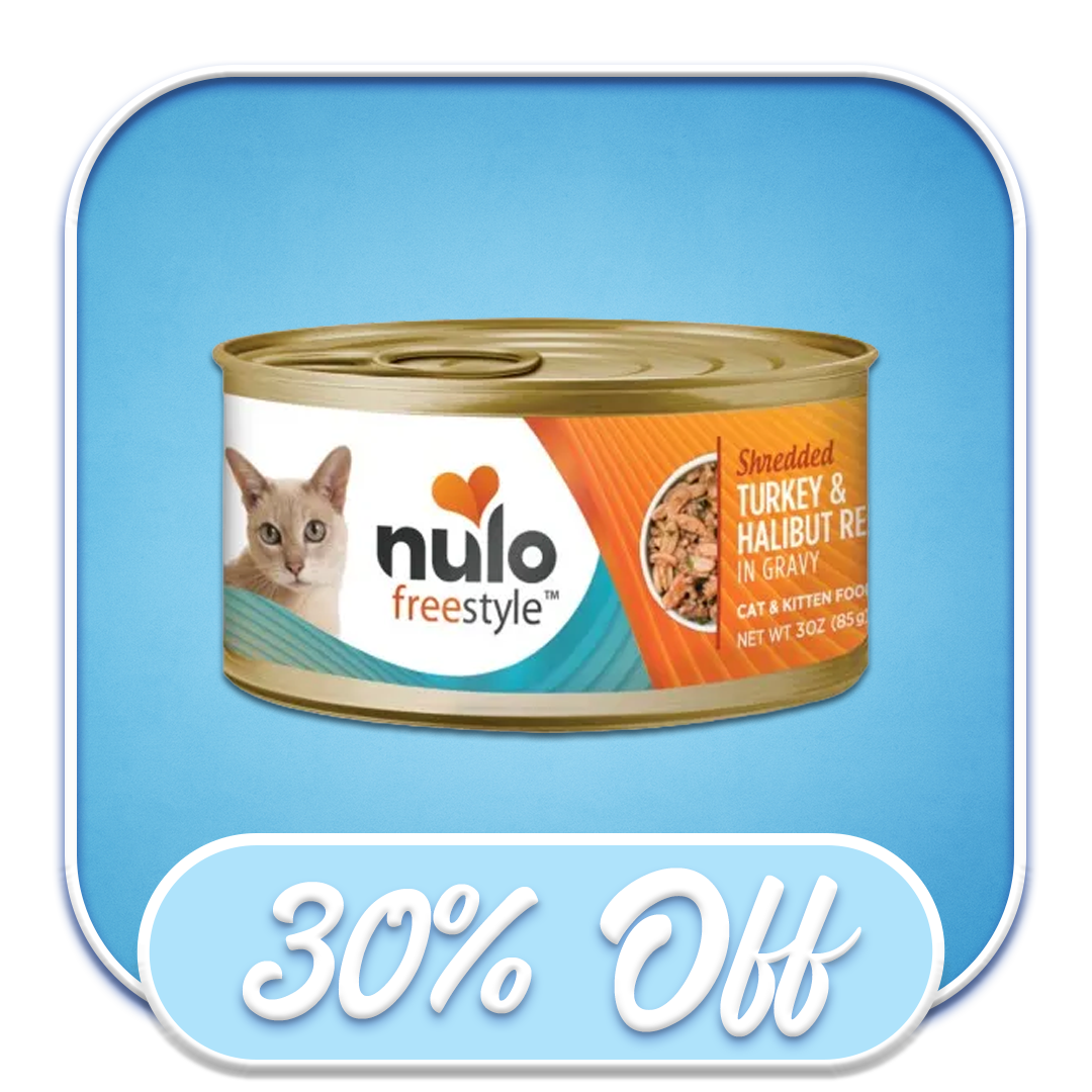 #37857 Nulo - Shredded Turkey & Halibut Recipe 3oz Wet Cat Diet