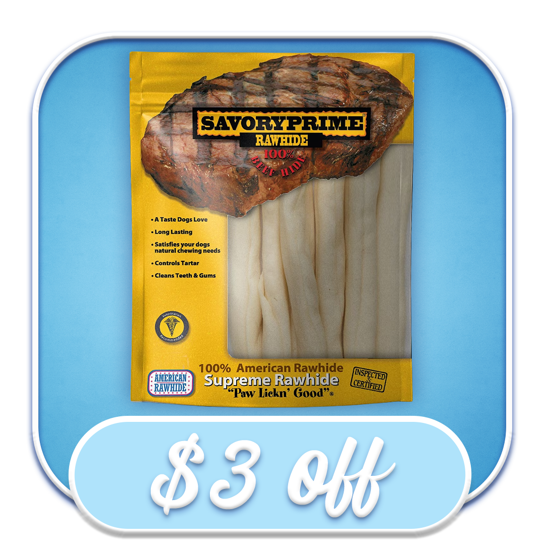 #51460 Savory Prime - Supreme Rawhide Retriever Rolls 7pk 