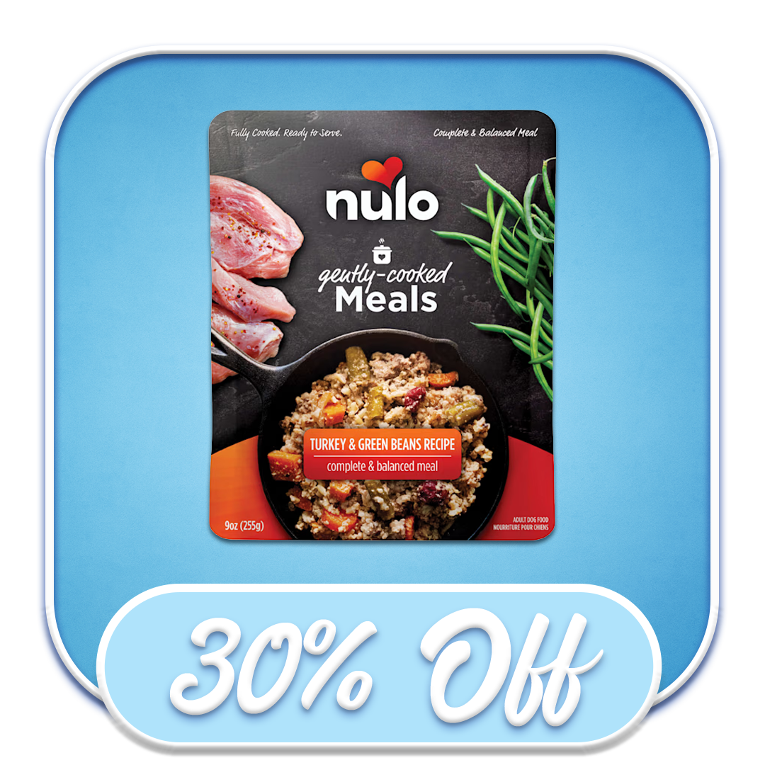 #49339 Nulo - Gently Cooked Meals Turkey & Green Beans 9oz Wet Dog Diet