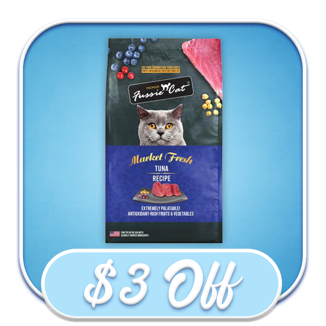 #50297 - Fussie Cat Market Fresh Tuna 3.5lb Dry Cat Diet