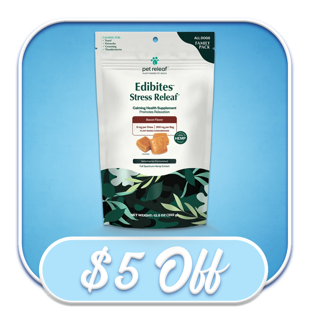 #52119 Pet Releaf - Large Breed Bacon Family Pack CBD Treats