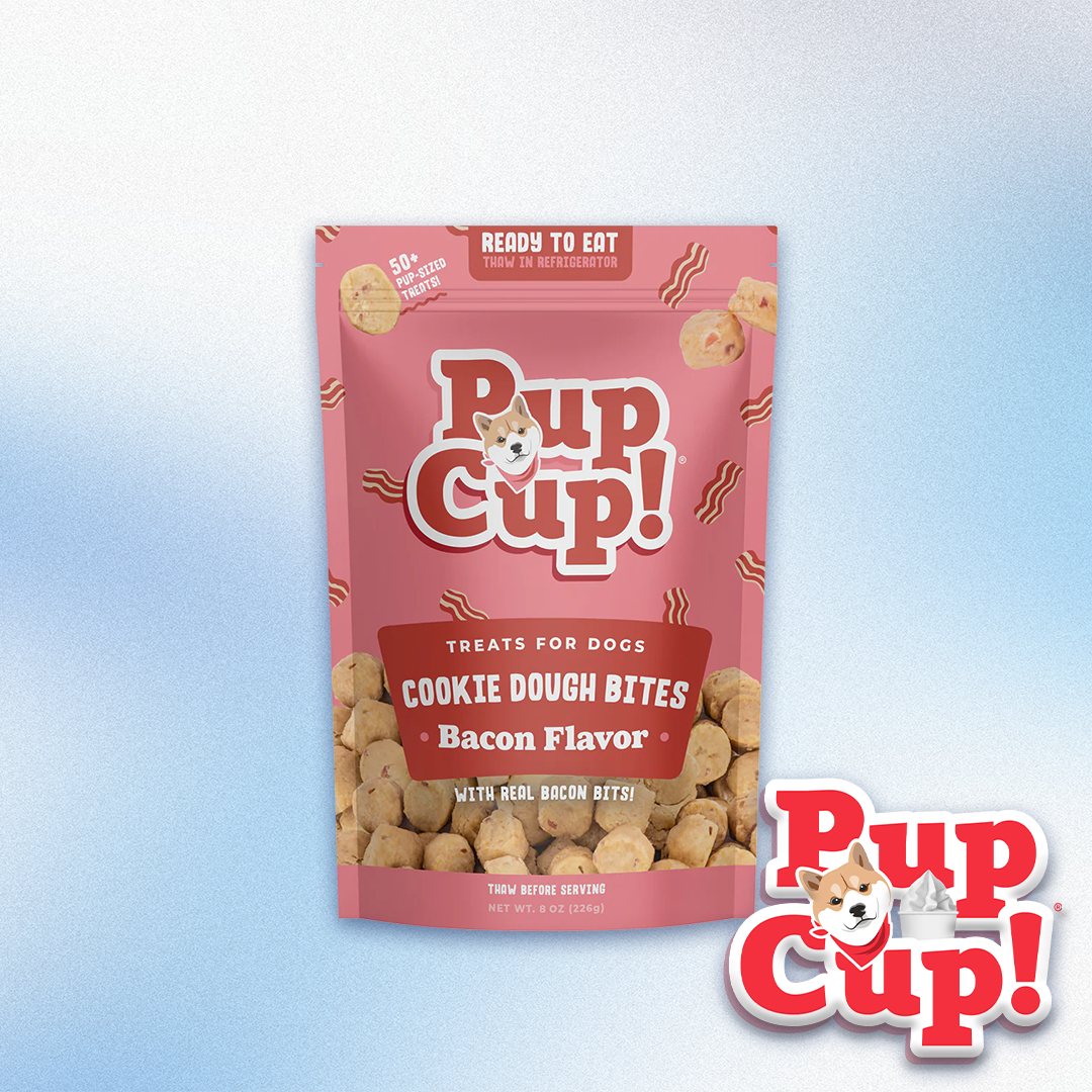 PupCup! - Frozen Cookie Dough Bites Bacon Flavor (8oz)