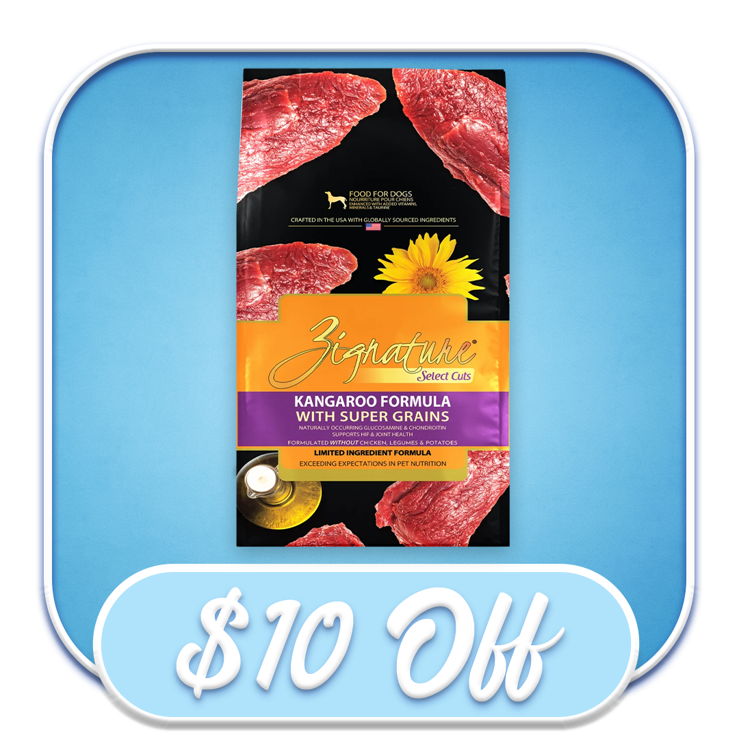 #52196 Zignature - Select Cuts Kangaroo Dry Dog Diet 25lb 