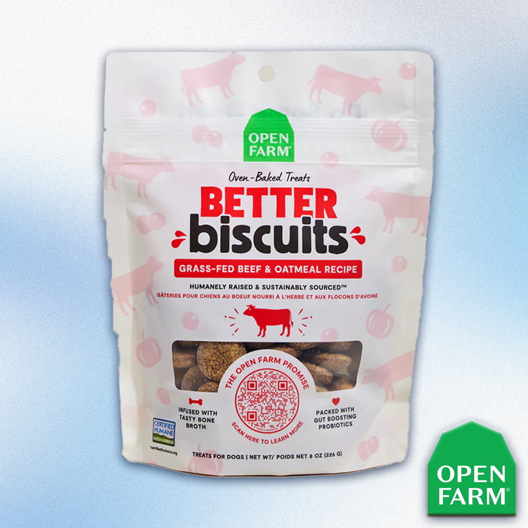 Open Farm - Better Biscuits Grass-Fed Beef and Oatmeal