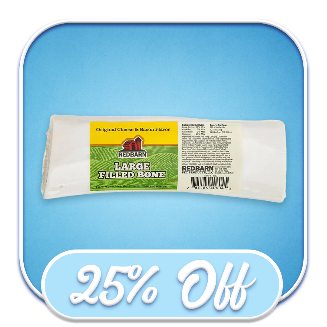 #18643 Redbarn - Original Chicken & Bacon Filled Bone Large