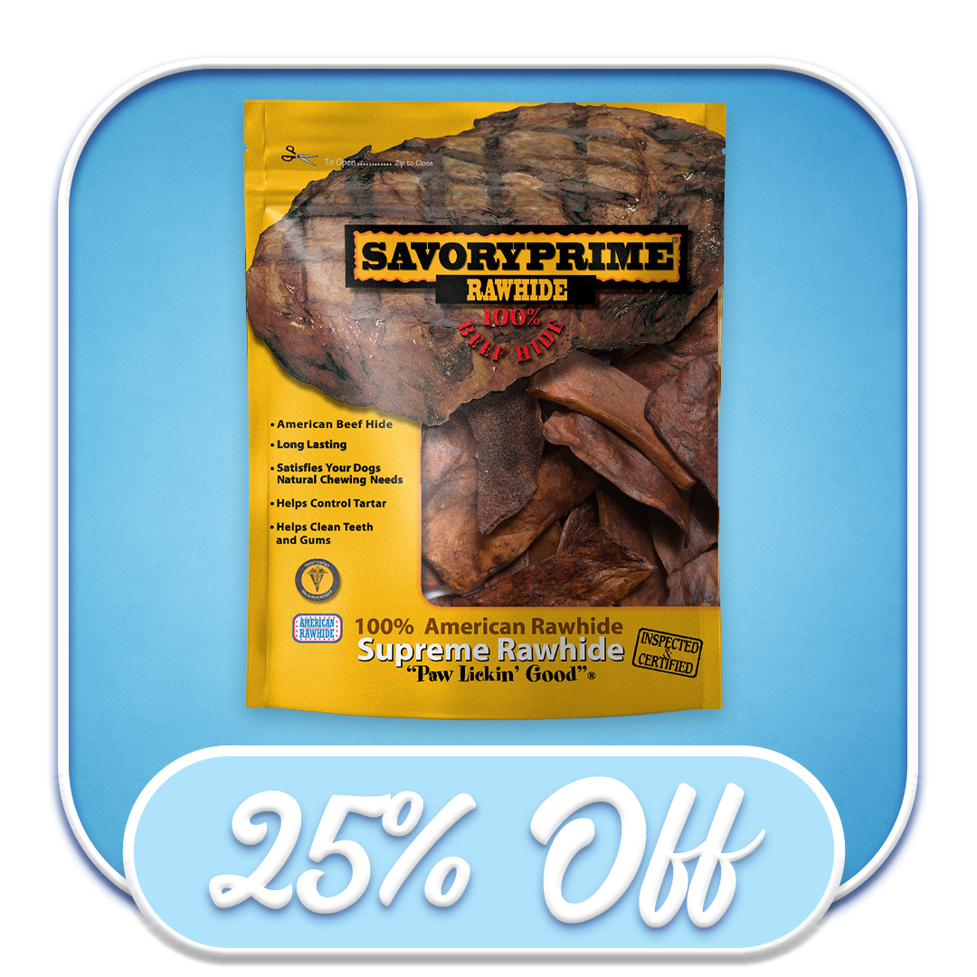 #47781 Savory Prime - Rawhide Chips Beef 1lb