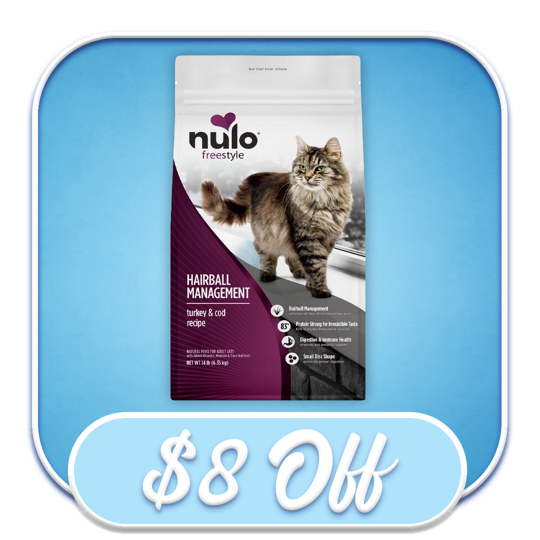 #39908 - Nulo FreeStyle Hairball Management Turkey & Cod 12lb Dry Cat Diet