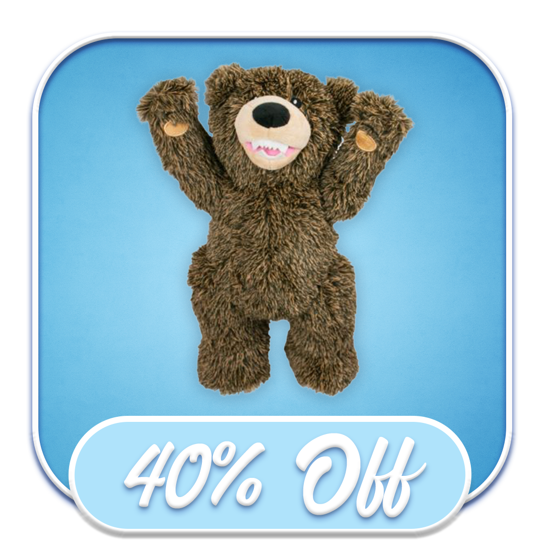 #50939 Tall Tails - 14" Plush Grizzly