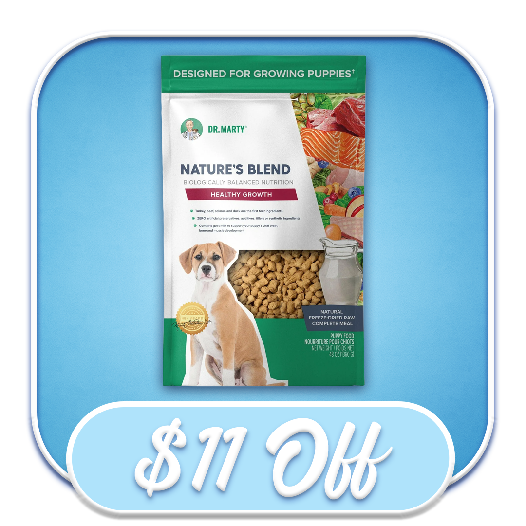 #48993 Dr.Marty - Healthy Growth 48oz Freeze-Dried Dog Diet