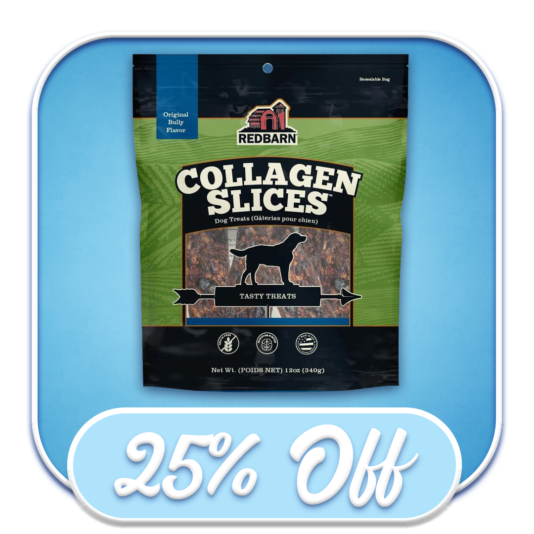 #48368 Redbarn - 12oz Bully Flavored Collagen Slices 
