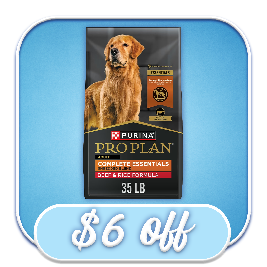 #42808 Purina Pro Plan - Shredded Beef & Rice Dry Dog Diet 35lb