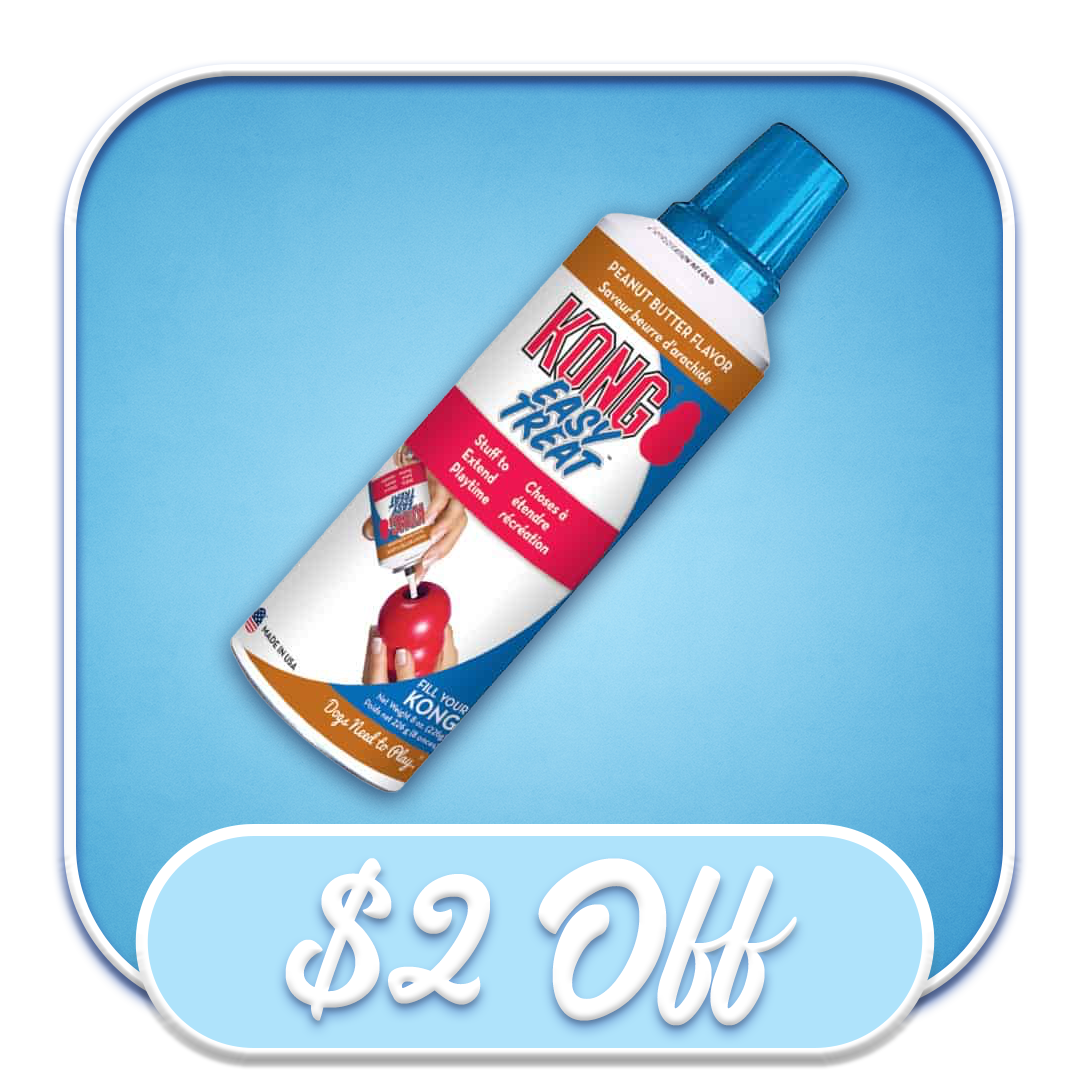 #15169 Kong - Easy Treat Peanut Butter 8oz