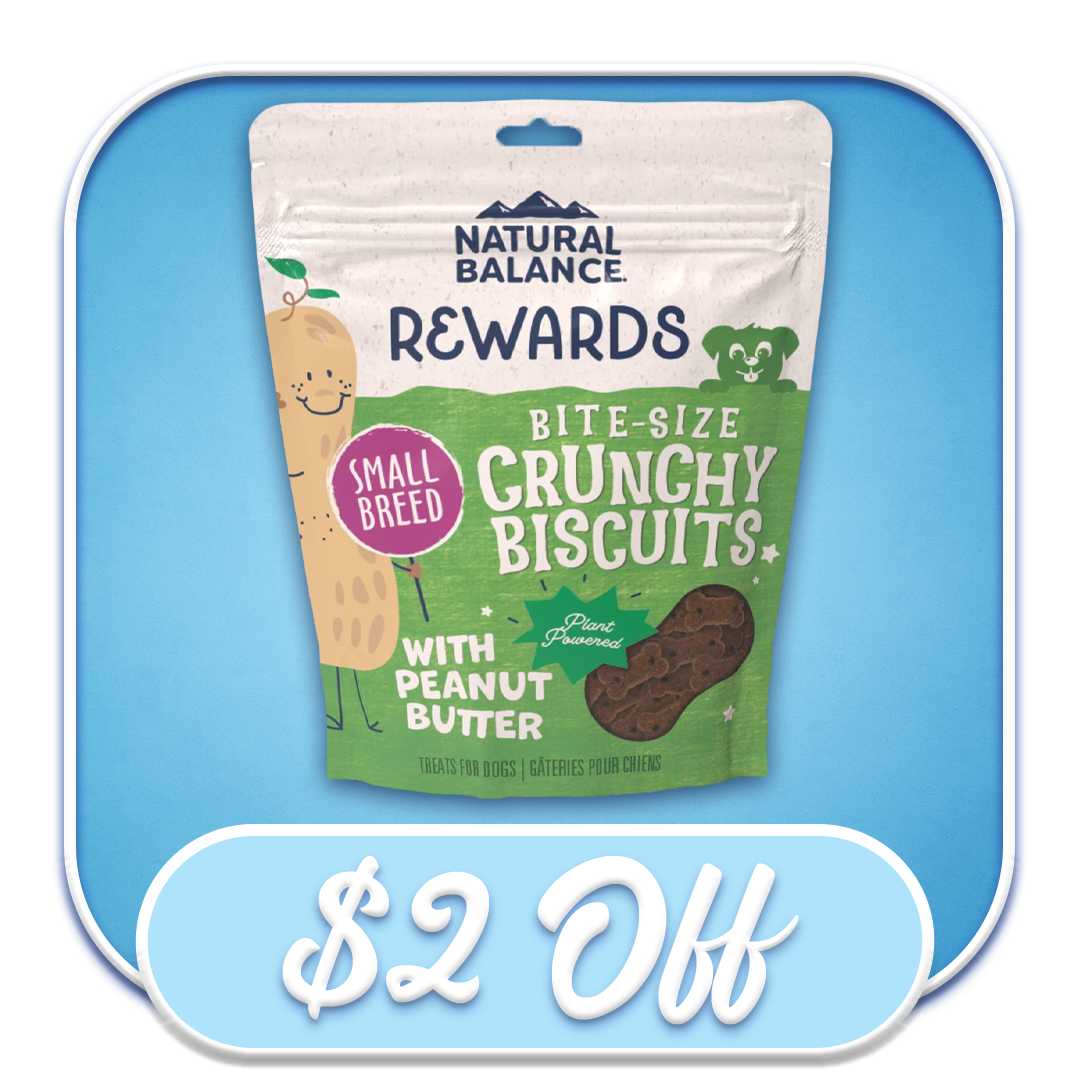 #47113 Natural Balance - LIT Chicken & Sweet Potato Small Breed 8oz Crunchy Biscuits