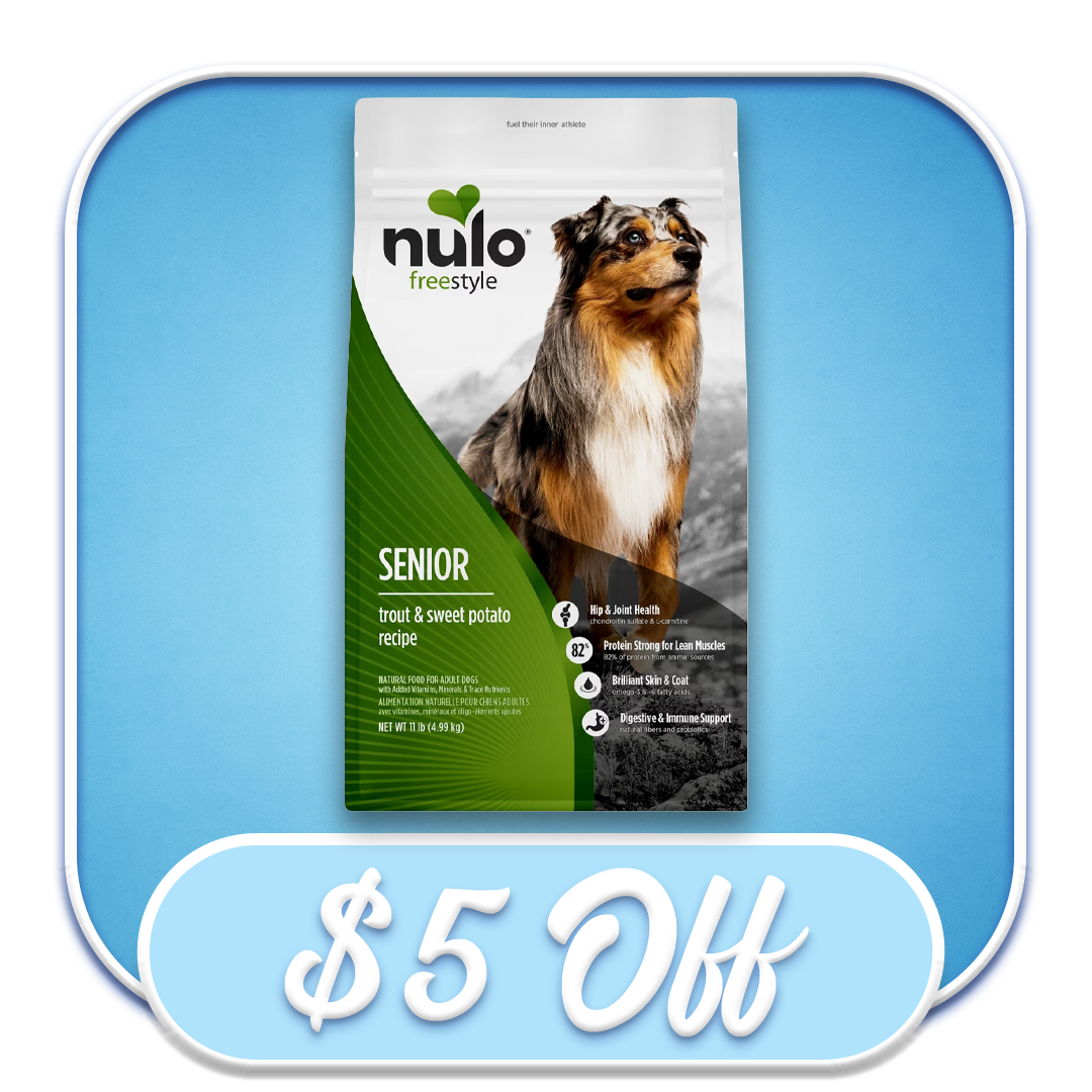 #37828 - Nulo FreeStyle Senior Trout & Sweet Potato Recipe 11lb Dry Dog Diet