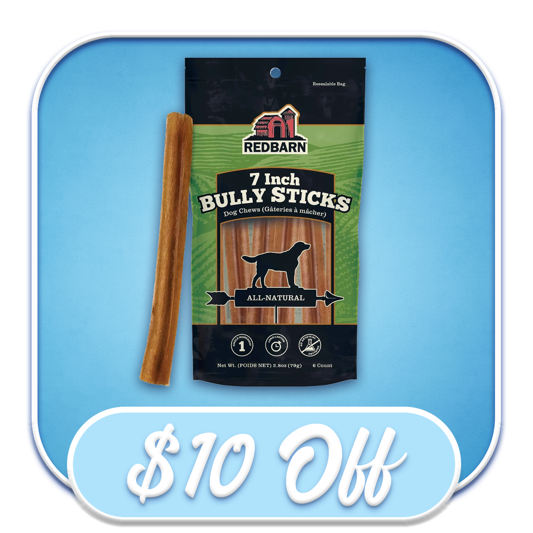 #40484 Redbarn - 7" Bully Sticks 6pk