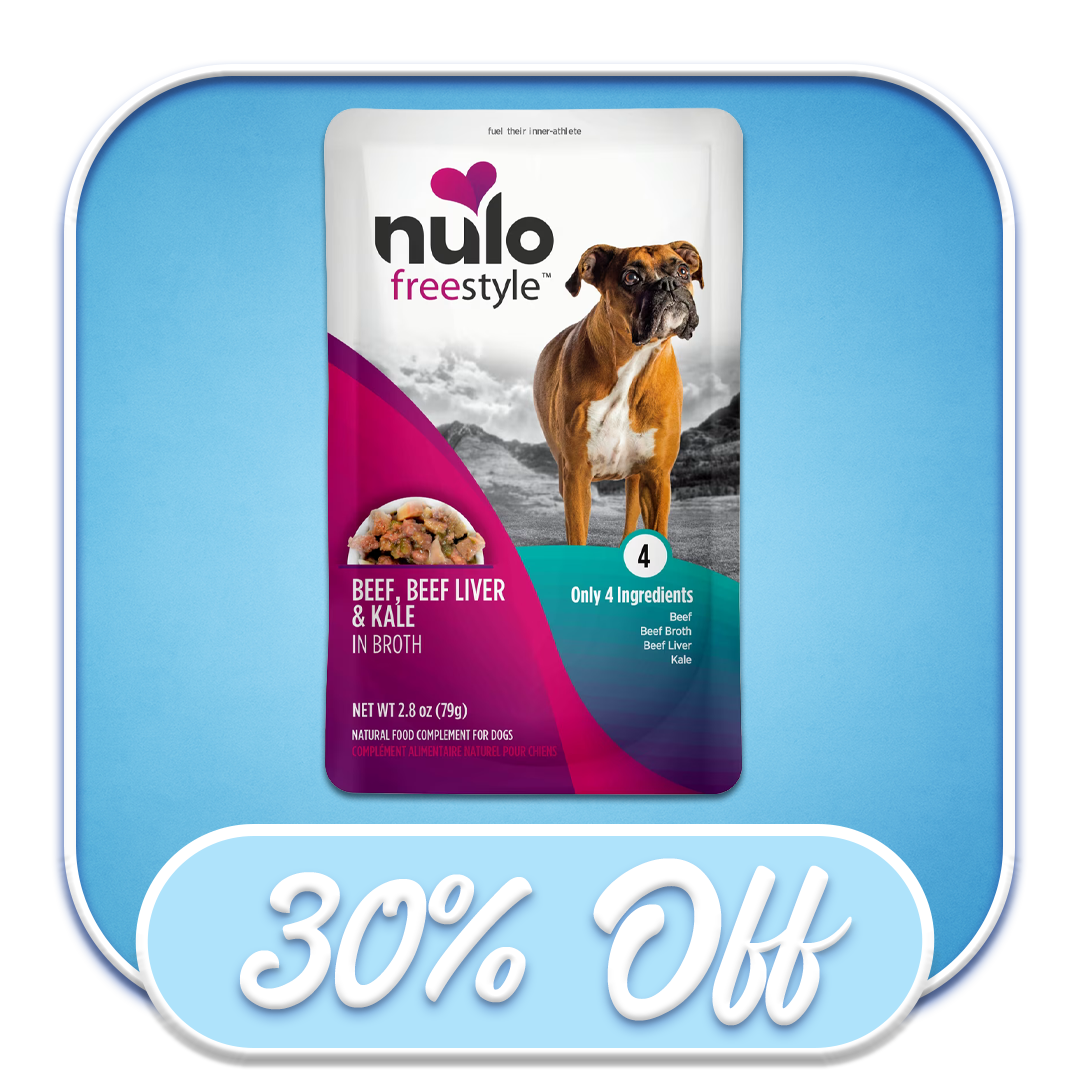 #39896 Nulo - Freestyle Beef, Beef Liver & Kale in Broth 2.8oz Wet Dog Diet